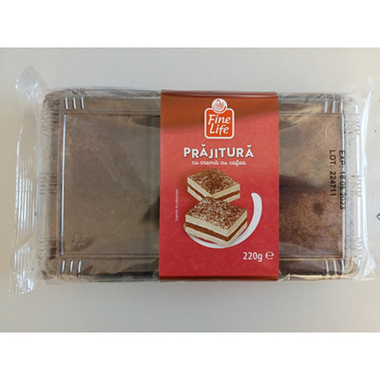 Fine Life Prajitura cu Crema cu Cafea 220 g