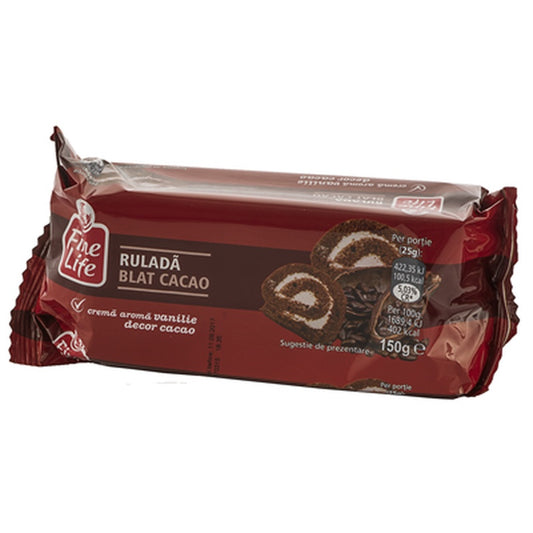 Fine Life Rulada de Cacao Vanilie 150 g