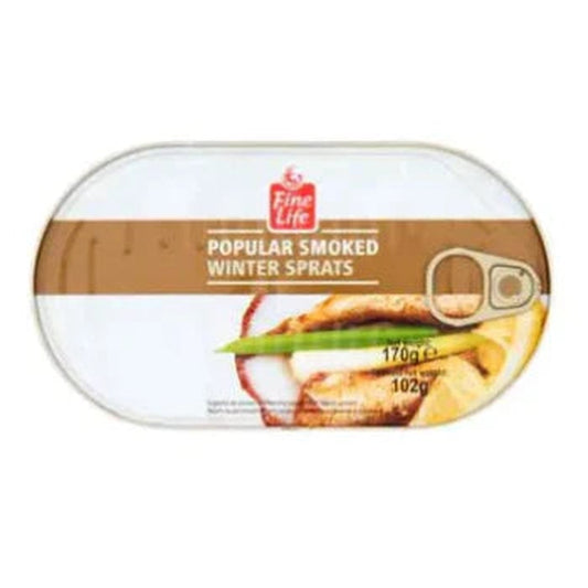 Fine Life Sprot Afumat In Ulei 3 x 170 G