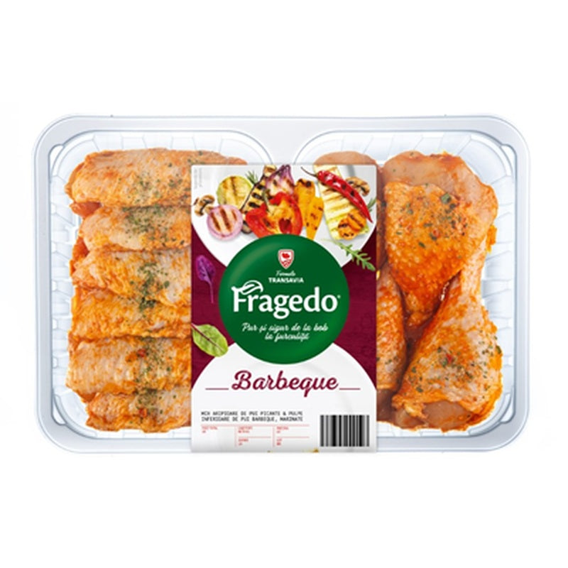 Fragedo Mix Aripioare Picante si Pulpe Inferioare Barbeque 1 kg