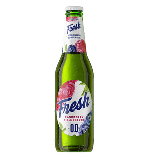 Fresh Bere 0% Zmeura & Afine SGR 0,33 L
