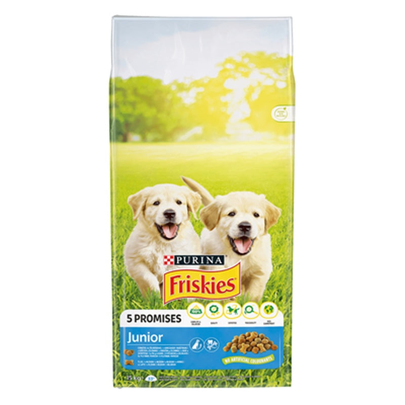 Friskies Hrana Uscata Junior Pui si Legume 15 Kg