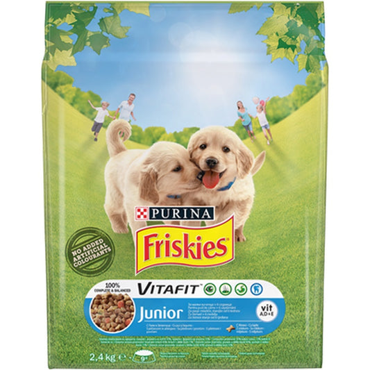 Friskies Junior Hrana Uscata Caine Pui & Legume 2,4 Kg