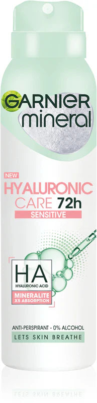 GARNIER Mineral Deodorant Spray Hyaluronic Ultracare 150 ml - WALTI