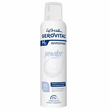 GEROVITAL H3 Deodorant Antiperspirant Powder 150 ml - WALTI