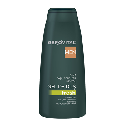 GEROVITAL Men Gel de Dus Fresh 400 ml