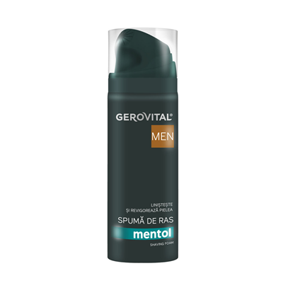 GEROVITAL Men Spuma de Ras Mentol 200 ml