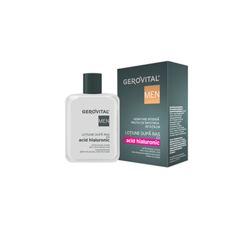 GEROVITAL Men Lotiune dupa Ras cu Acid Hialuronic 100 ml