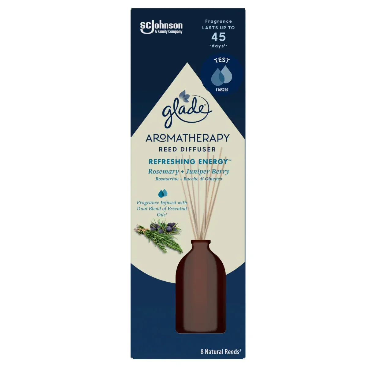 GLADE Reed Diffuser Odorizant de Camera Rozmarin si Ienupar 80 ml - WALTI
