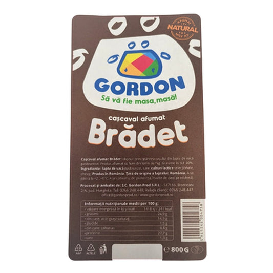 GORDON Cascaval Afumat Feliat 800 g