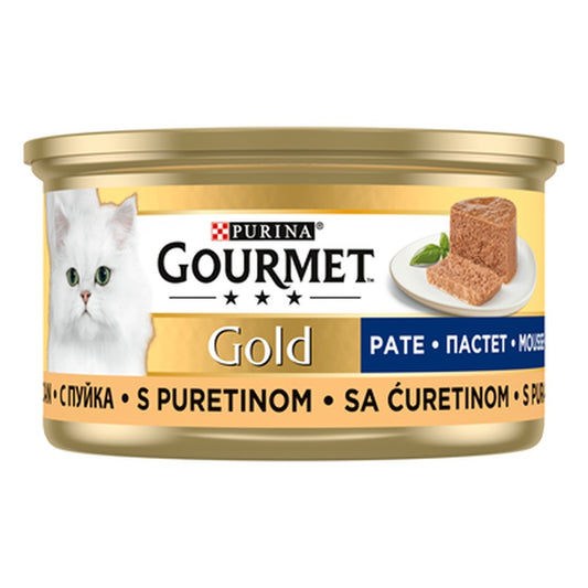 GOURMET Gold Pate pentru Pisici cu Curcan in Sos 85 g