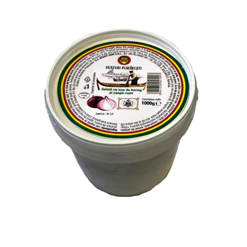 GUSTURI PESCARESTI Salata Icre Hering si Ceapa Rosie 1 Kg