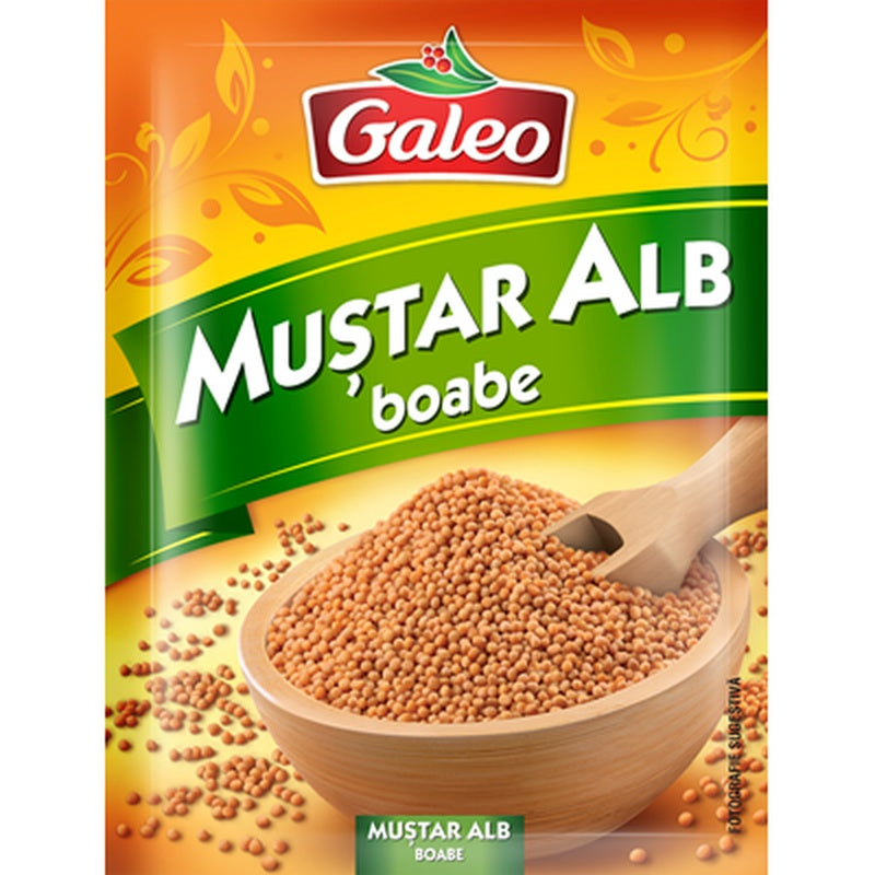 Galeo Mustar Alb Boabe 25 g