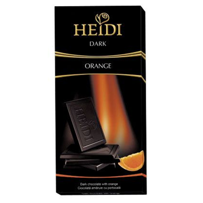 HEIDI Ciocolata Dark Orange 80 g - WALTI