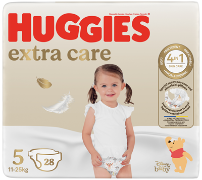 HUGGIES 28 Scutece Extra Care Nr 5 11-25 Kg
