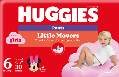 HUGGIES 30 Scutece Chilotel Marimea 6 Fetite 15-25 Kg