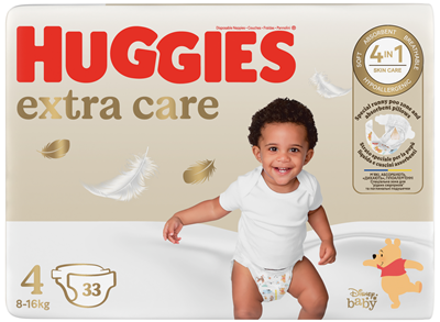 HUGGIES 33 Scutece Extra Care Nr 4 8-16 Kg