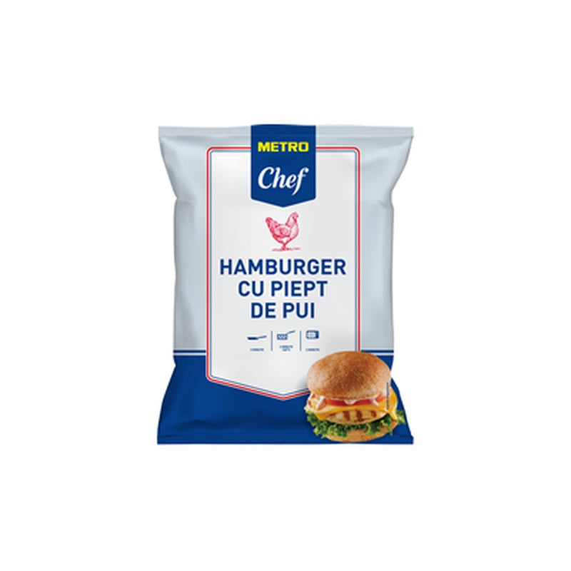 Hamburger Piept Pui Congelat pret/kg (cca. 2,5 Kg) ❄