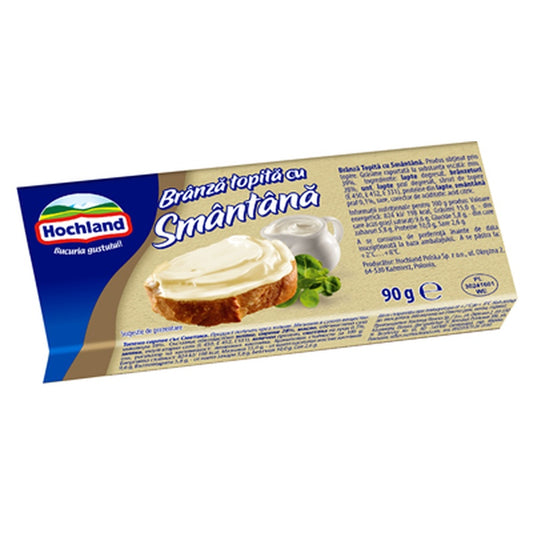 Hochland Branza Topita Bloc cu Smantana 90 g