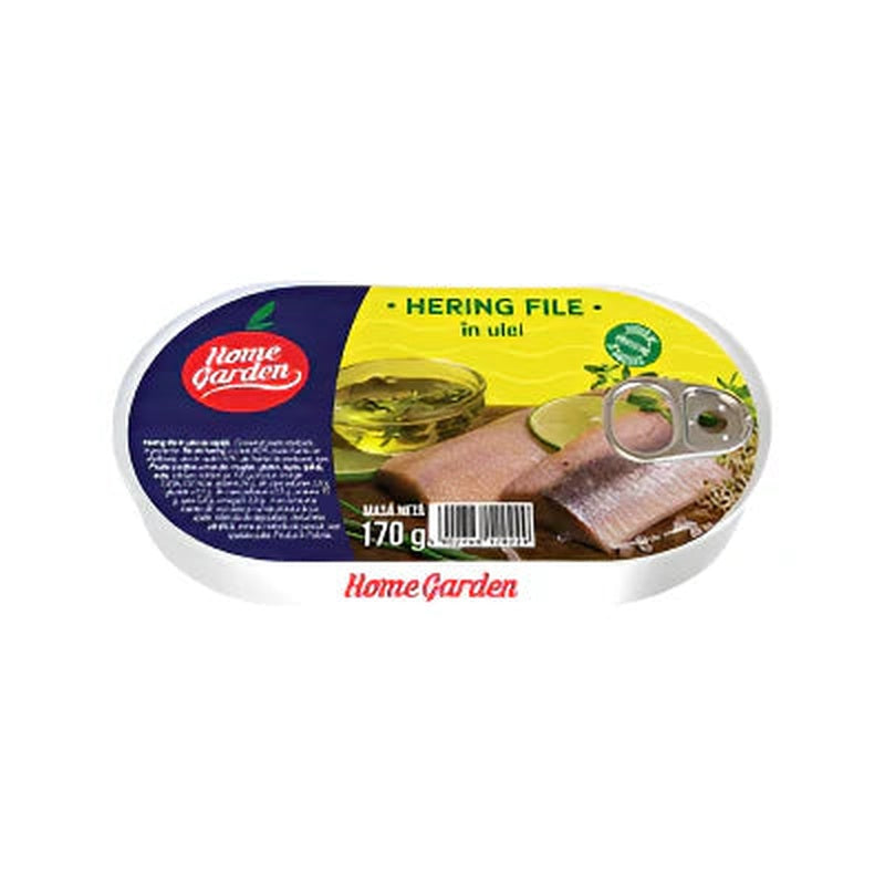 Home Garden Hering File in Ulei Vegetal 170 g
