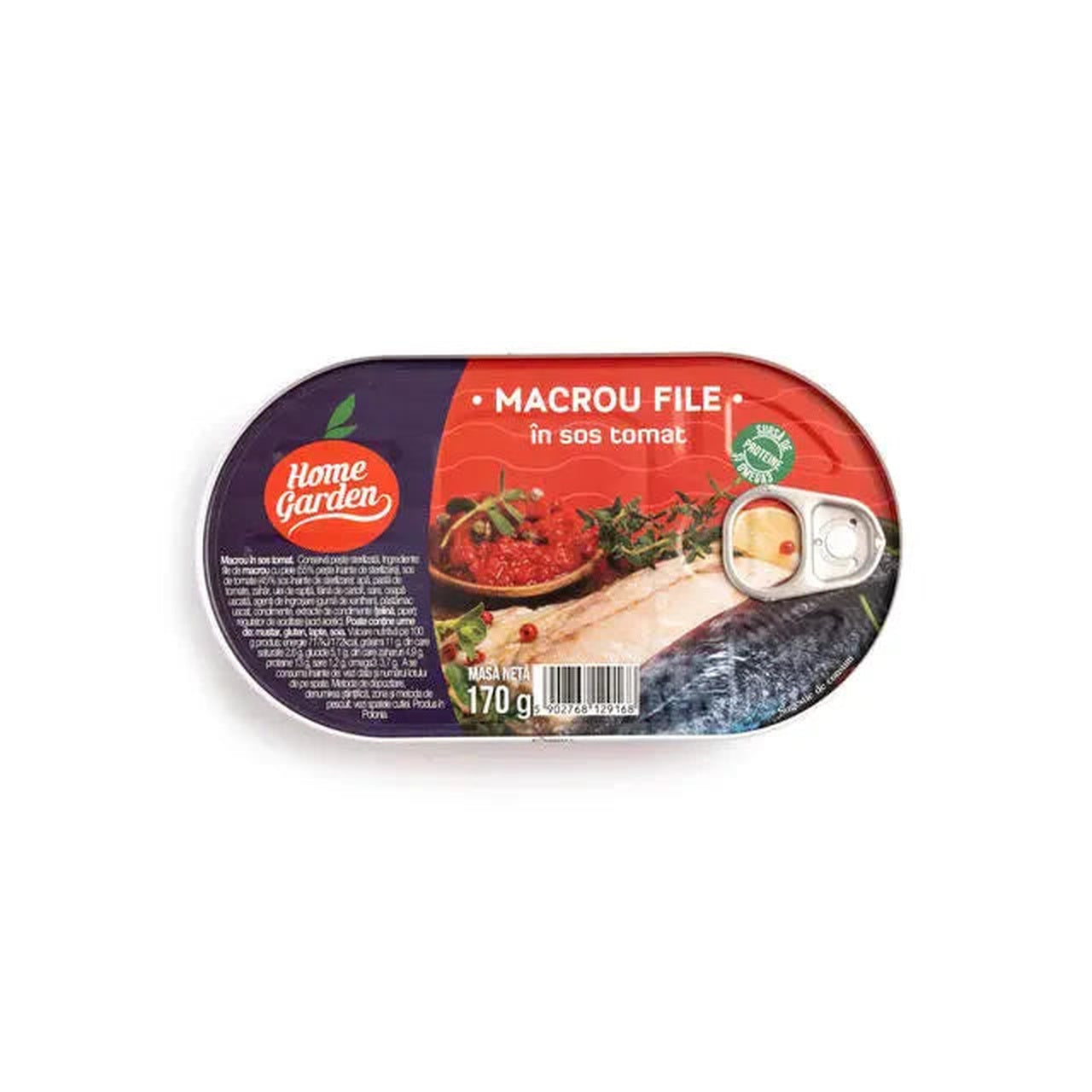 Home Garden Macrou File in Sos Tomat 170 g