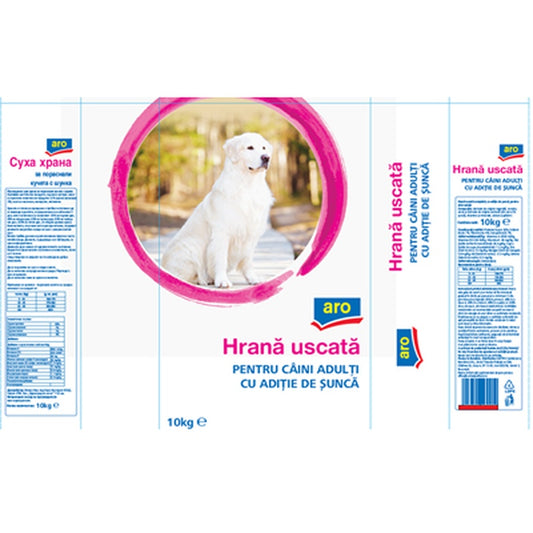 Hrana Uscata cu Aditie de Sunca pentru Caini 10 Kg