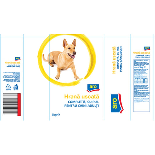 Hrana Uscata cu Pui pentru Caini Adulti 3 Kg