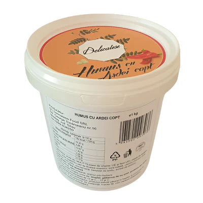 Delicatese Humus cu Ardei Copt 1 Kg - WALTI