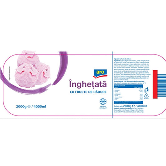Inghetata Fructe Padure 2 Kg ❄