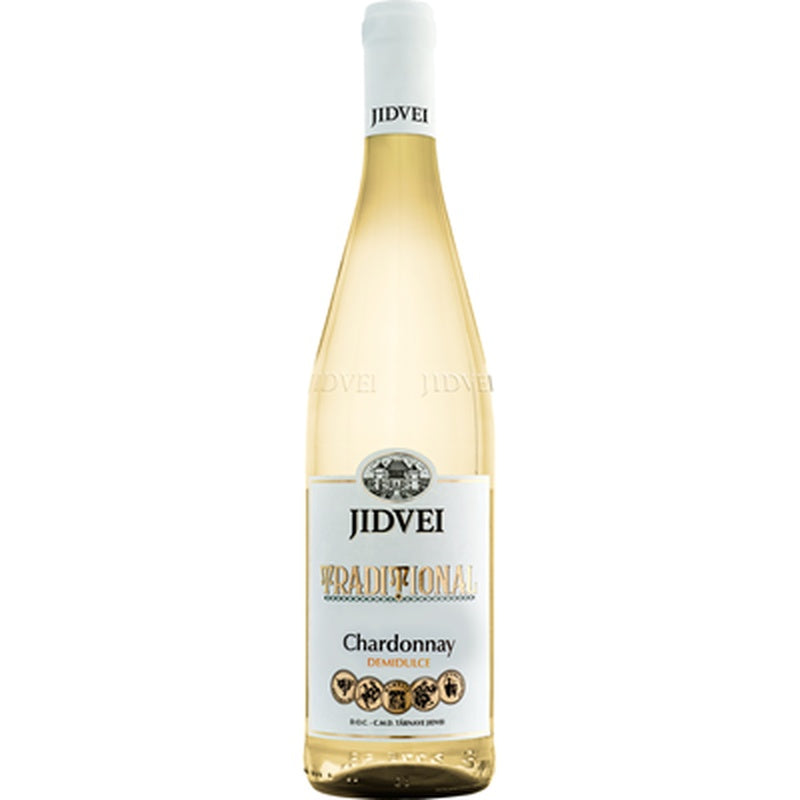 JIDVEI TRADITIONAL Chardonnay Demidulce SGR 0,75 L