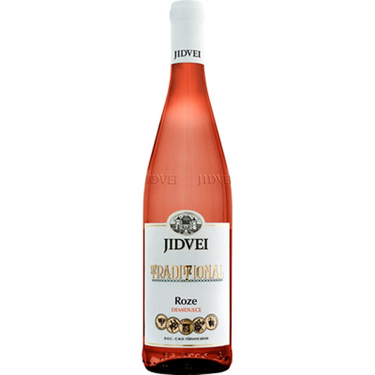 JIDVEI TRADITIONAL Roze Demidulce SGR 0,75 L