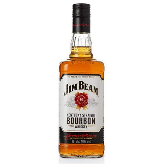 JIM BEAM White Bourbon Whisky 40% SGR 1 L