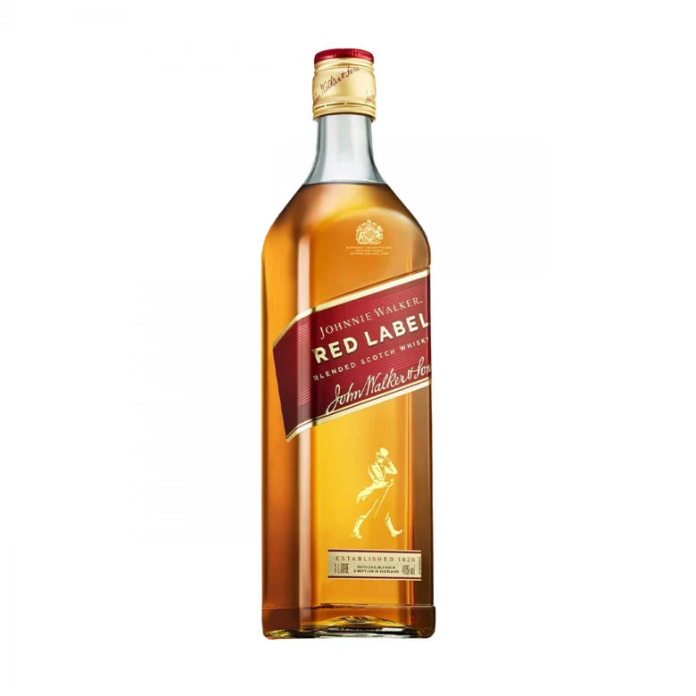 JOHNNIE WALKER RED LABEL Blended Scotch Whisky 40% SGR 1 L - WALTI