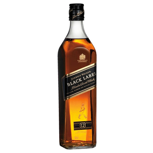 JOHNNIE WALKER BLACK LABEL Blended Scotch Whisky 40% SGR 0,7 L