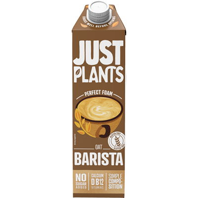 JUST PLANTS Băutură Vegetală Ovăz Barista 1 L