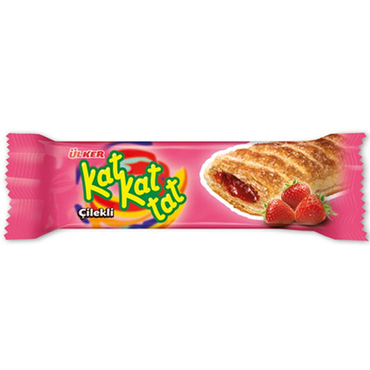 KAT KAT TAT Foietaj cu Crema de Capsune 28 g