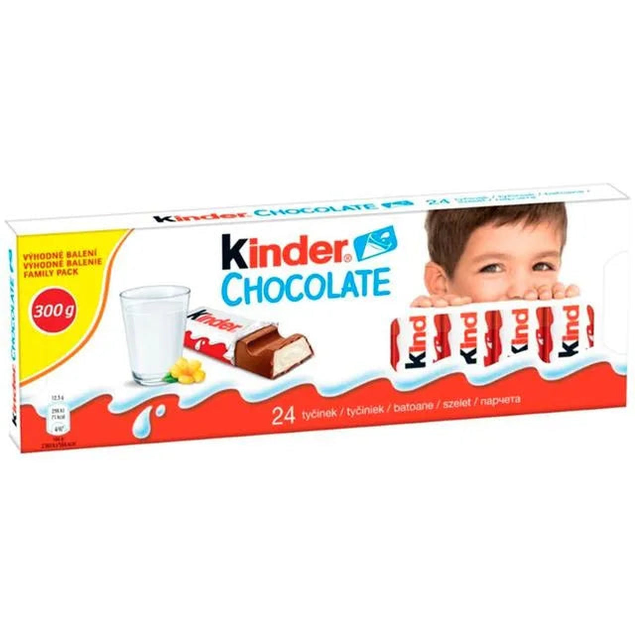 KINDER CHOCOLATE Batoane de Ciocolata cu Lapte 300 g