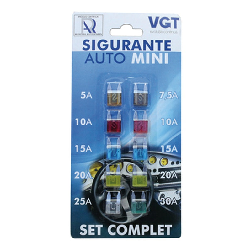 KRAFTMAN Sigurante Auto Mini Set 10 Bucati