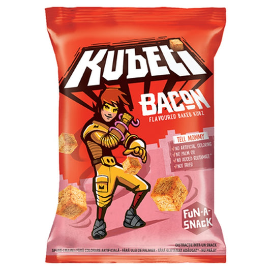 KUBETI Cuburi din Paine Coapta Bacon  35 g