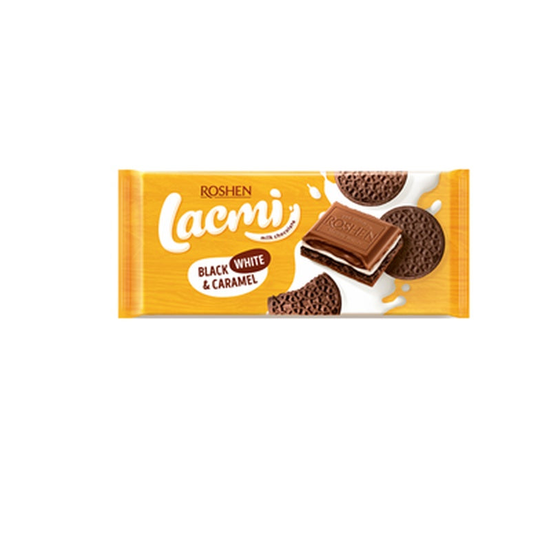 LACMI Ciocolata cu Lapte Caramel si Biscuiti cu Cacao 100 g