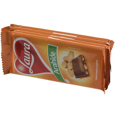 LAURA Ciocolata cu Lapte si Arahide 85 g - WALTI