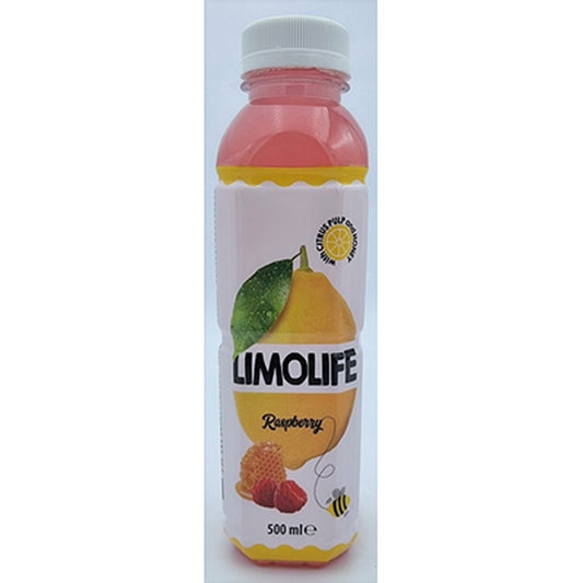 LIMOLIFE Limonada cu Aroma de Zmeura SGR 0,5 L
