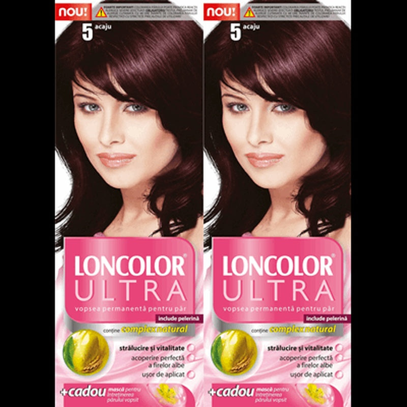 LONCOLOR ULTRA Vopsea de Par Nuanta 5 Acaju 2 x 100 ml