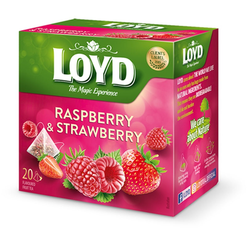 LOYD Ceai Zmeura si Capsuni 40 g
