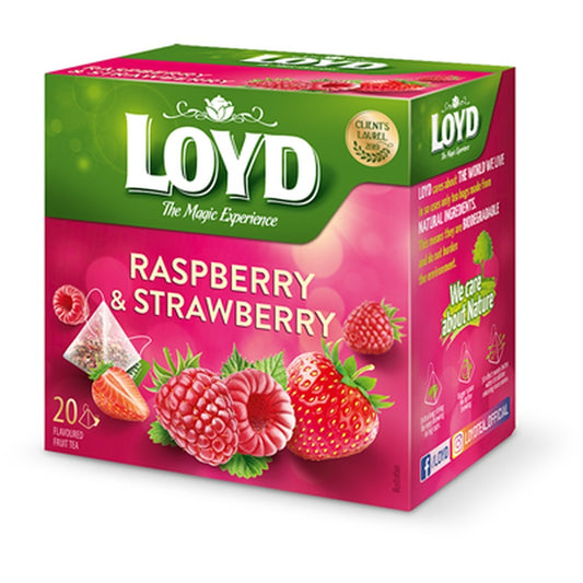 LOYD Ceai Zmeura si Capsuni 40 g