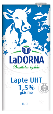 LaDORNA Lapte UHT 1.5% 1 L