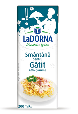 LaDORNA Smantana de Gatit 20% 200 ml