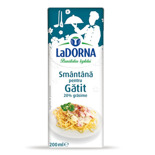 LaDORNA Smantana de Gatit 20% 200 ml