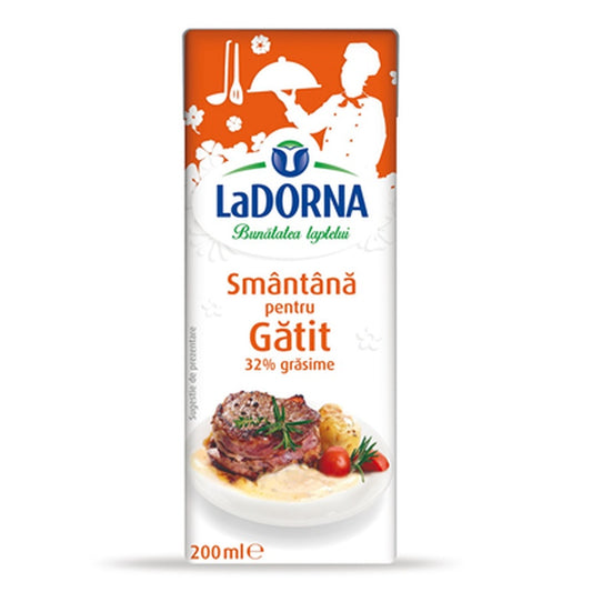 LaDORNA Smantana pentru Gatit 32% 200 ml