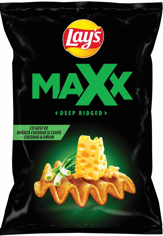 Lay's Maxx Chedar si Ceapa 115 g - WALTI
